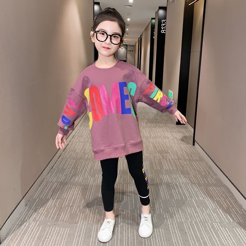【Happy Baby】5-14Tahun TZ-03 Baju Setelan Cewek Celana Panjang