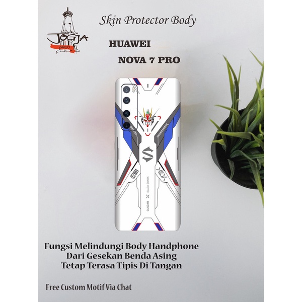 Dapat 2pcs Garskin HP Huawei NOVA 7 PRO Motif gun - Free Custom Via Motif