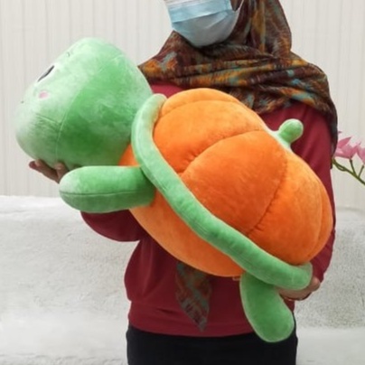 Boneka Kura Kura Pumpkin/Animal Boneka/Boneka Kura kura labu/Boneka Besar/Boneka Binatang
