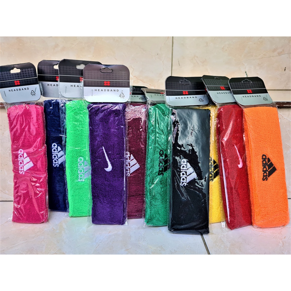 HEADBAND SPORT / HAIRBAND SPORT OLAHRAGA TEBAL PRIA WANITA