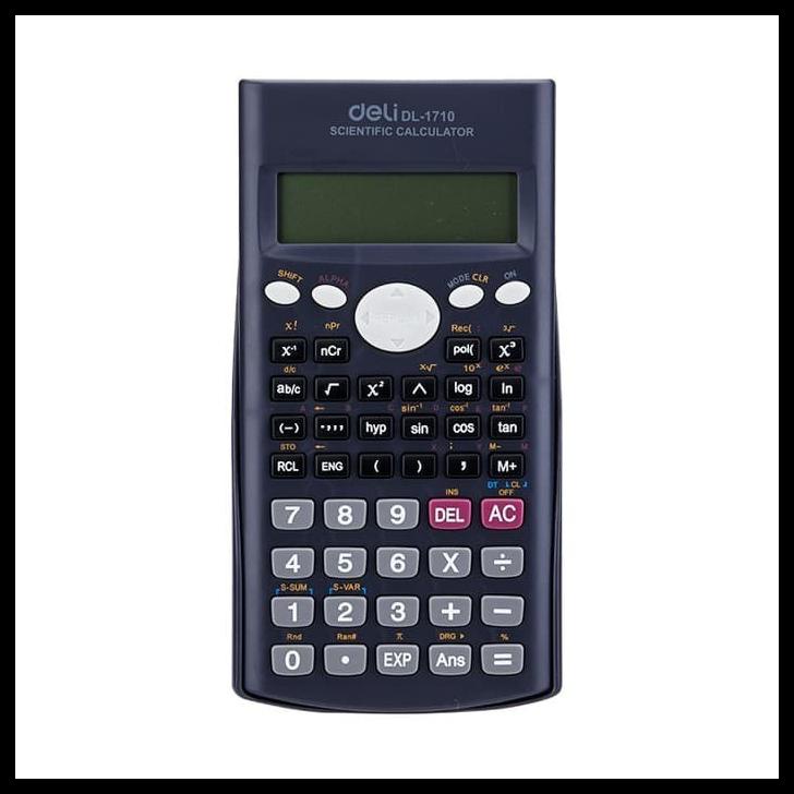

Deli 1710 Original ~ Kalkulator Ilmiah / Scientific Calculator Kuliah
