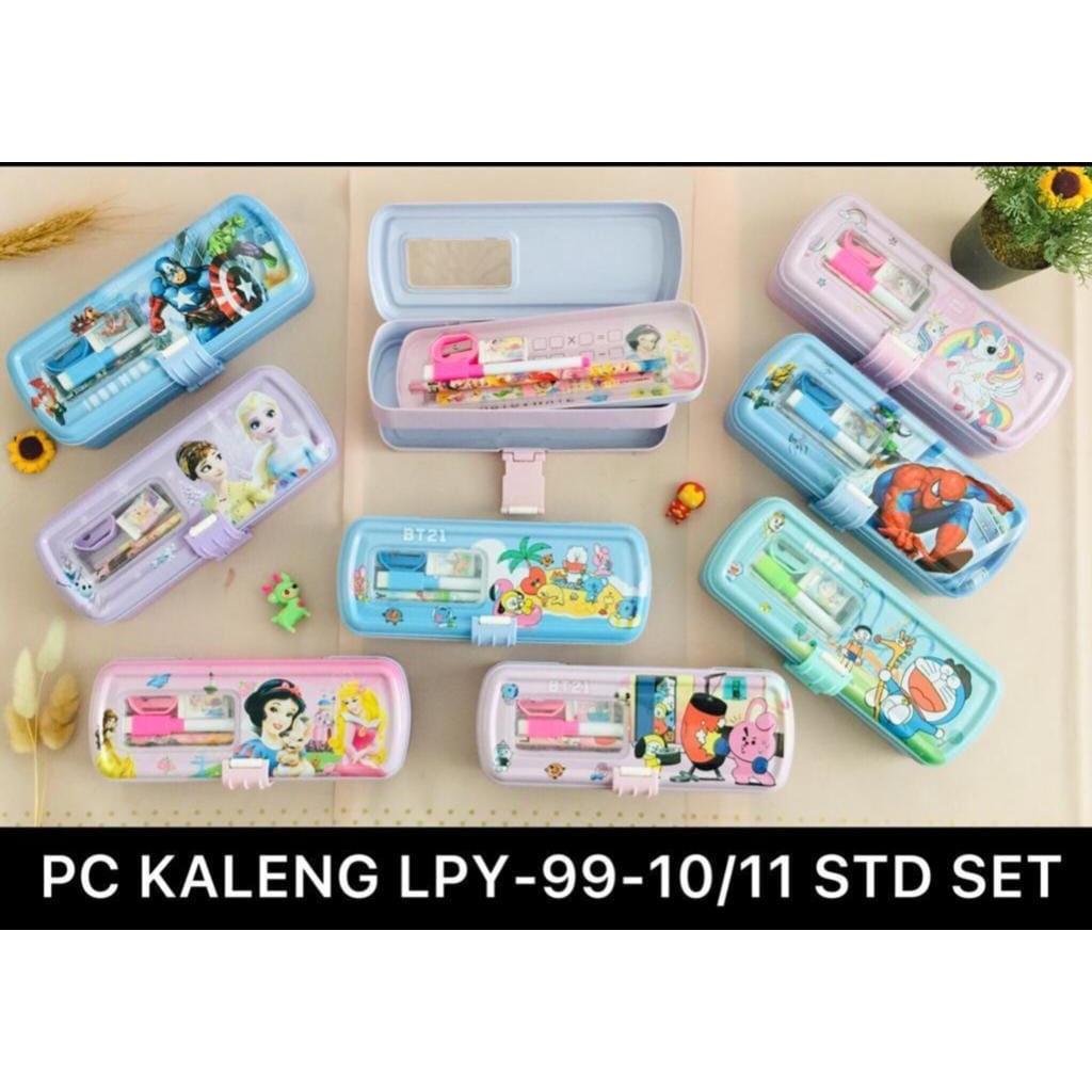 

AS888 - KOTAK PENSIL KALENG BESAR 3 SUSUN DENGAN LOCK ROLL DAN STUDY SET LPY99-10/11