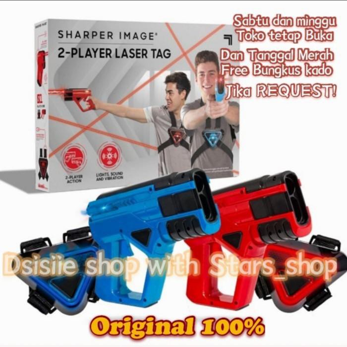 Ready stock Daruto | Sharper Imager Laser Tag 2 Player Laser Tag Gun Blaster & Vest Armor Promo