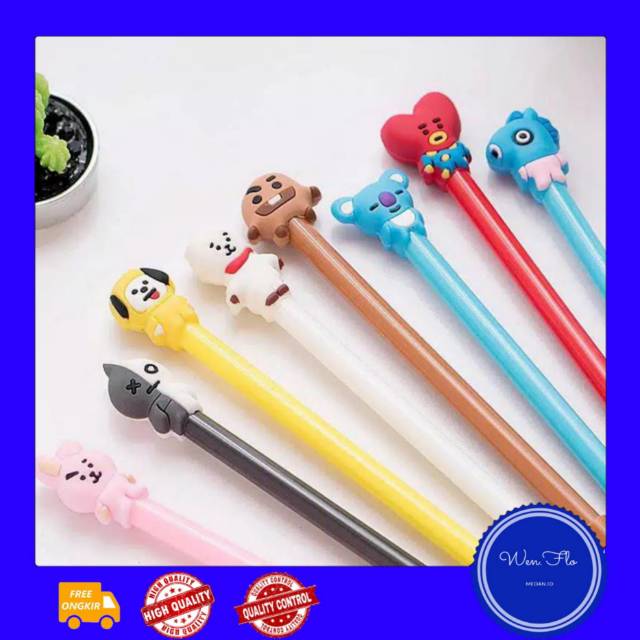 

WENFLO.ID|| Pulpen Karakter Bts Unik & Lucu