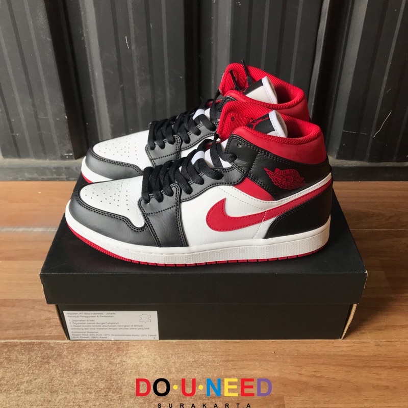 Nike Air Jordan 1 Mid Gym Red