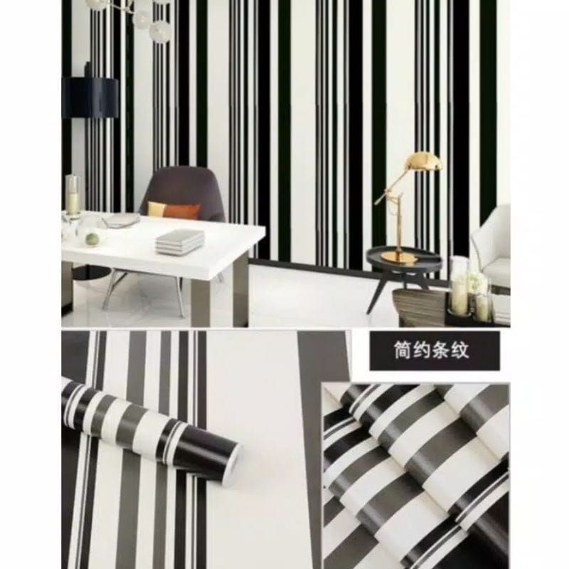 WALLPAPER DINDING SALUR HITAM PUTIH