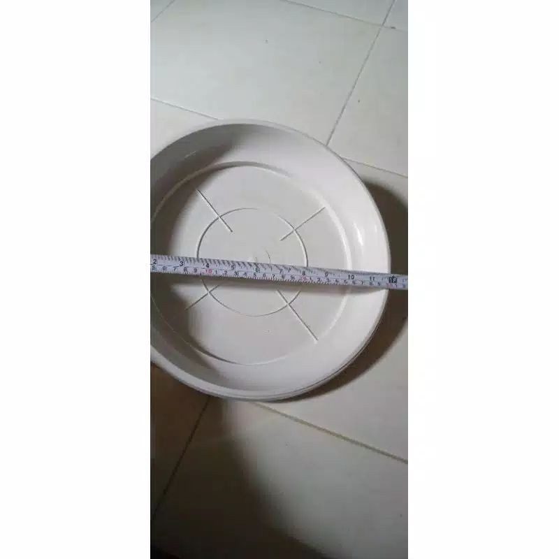 Tatakan pot 35 putih