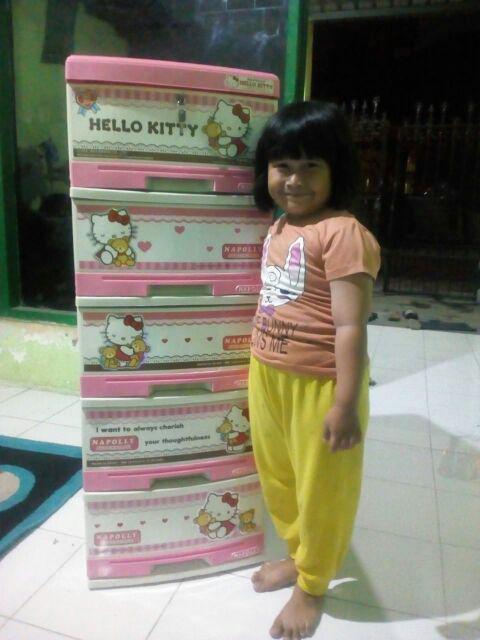 Lemari Plastik Napolly Sfc2-5000 Hkbf Hello Kitty<br />r