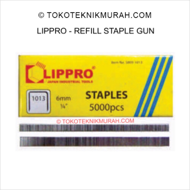 Lippro S809-10138 Isi Paku Tembak 8 mm - Refill Staples Gun 5000 Pcs