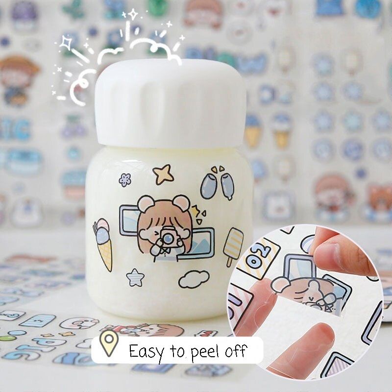 

Floralwhite 1 lembar stiker hias lucu dekorasi jurnal diary