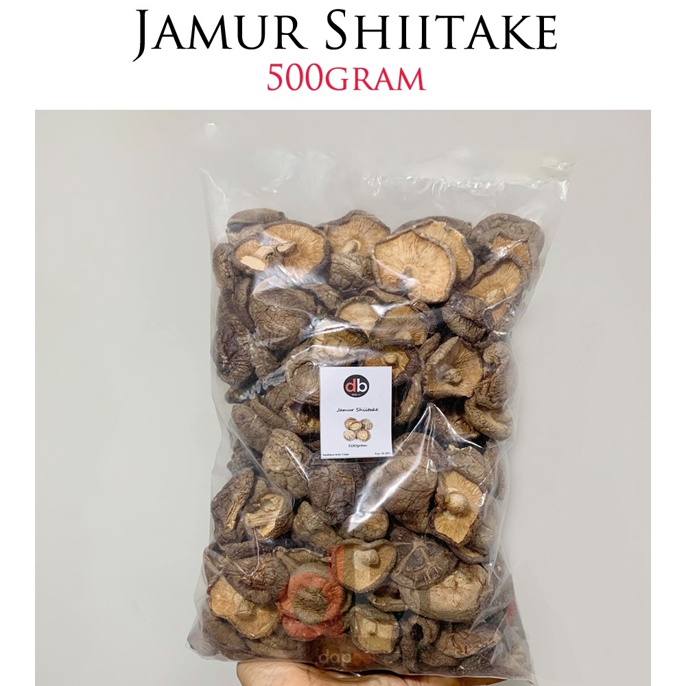 

Jamur Shitake Kering Premium Shiitake Mushroom 500gram