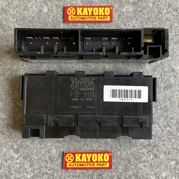 Fuse Box Relay integretion Toyota 82641-26110 original