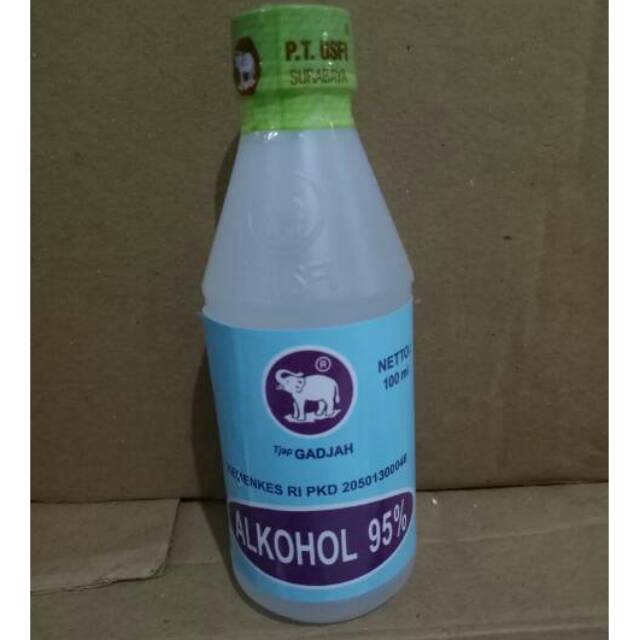 Alkohol 95% PT USFI Cap Gajah 100 ml