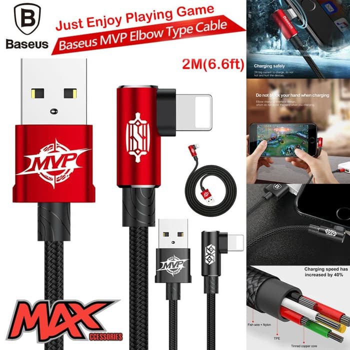 Baseus MVP Elbow Lightning Cable 2M