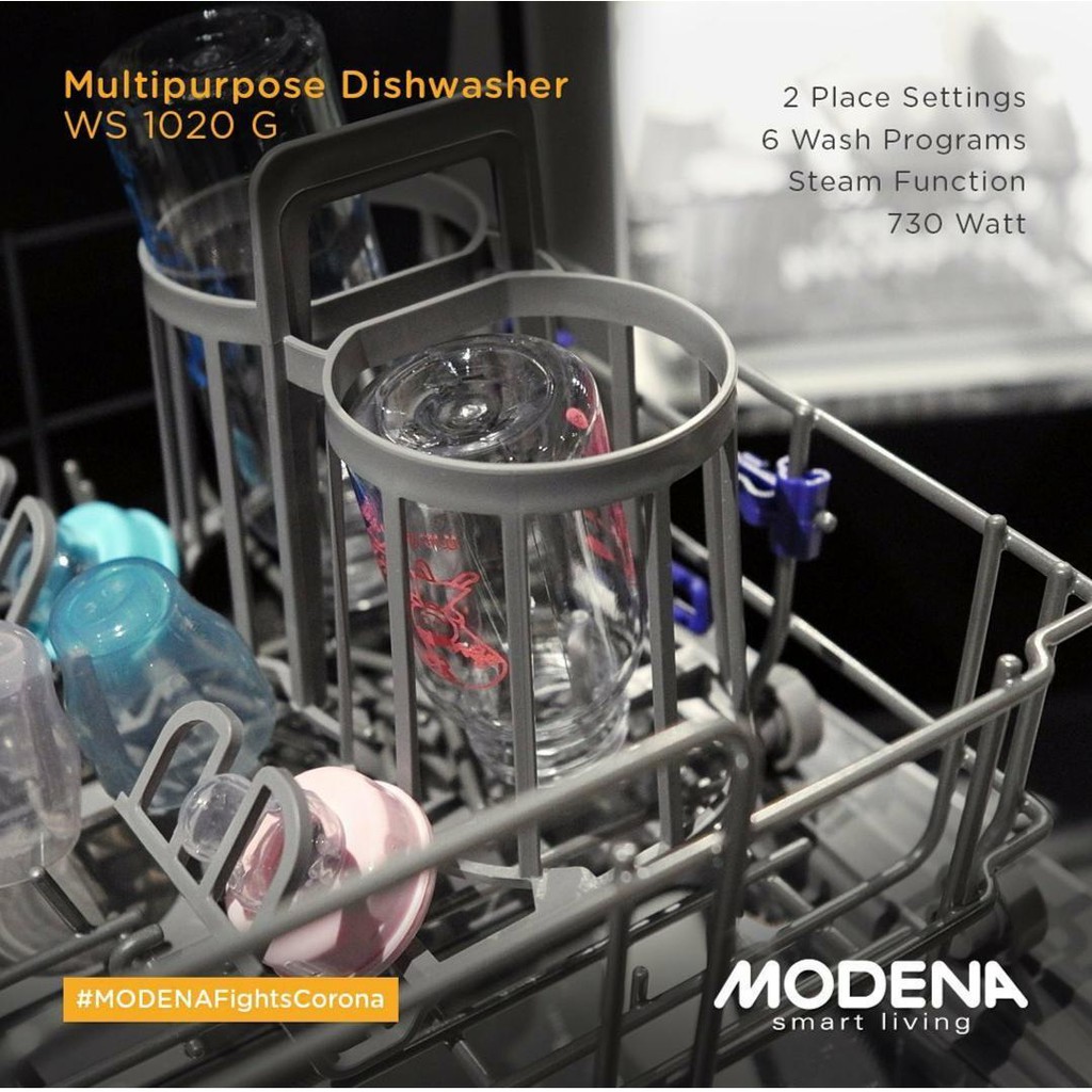 Modena WS 1020 G - freestanding dishwasher atau mesin cuci piring