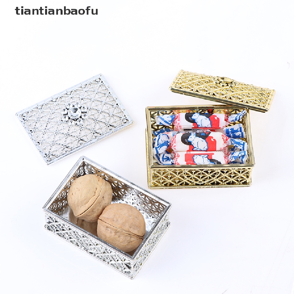 [tiantianbaofu] Plastic Hollow Gold Foil Candy Box Chocolate Gift Treat Boxes Wedding Box Boutique