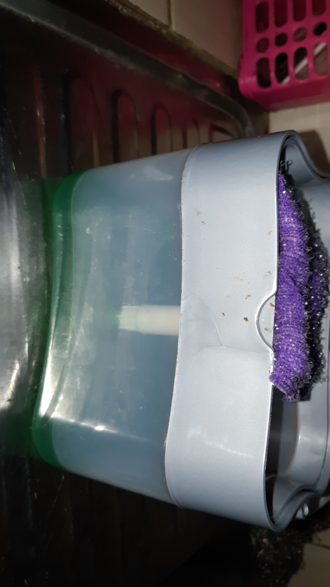 Dispenser Sabun & Holder Spons Cuci Piring 2in1 Free Sponge