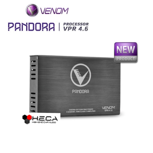 Processor Prosesor VENOM Pandora VPR-4.6 Equalizer digital DSP Audio Mobil Parametric EQ
