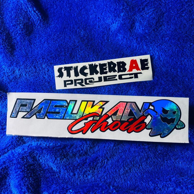 Stiker pasukan ghoib cuting sticker hologram 1pcs