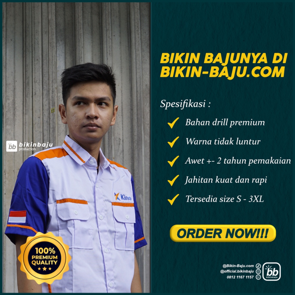 Seragam Kerja Kantor - Seragam Kerja Lapangan - Seragam Kantor - Seragam Custom - Seragam PDH - Sera
