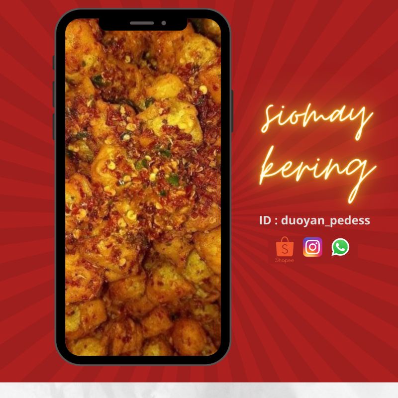 

siomay kering