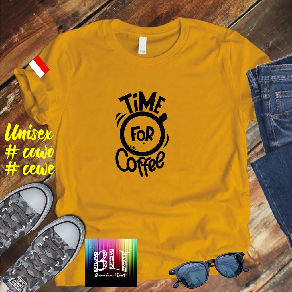 Cod/Kaos TIME FOR COFFEE BENDERA/Kaos Terlaris Kualitas Terjamin Kaos Pria Distro Hits2022/Kaos Murah Kaos Cotton 30s Kaos katun/Kaos Bergambar Kaos Distro Kaos Pria Dan Wanita Kaos Kata2 Lucu Kaos Viral/Kaos Promo/Best Seller