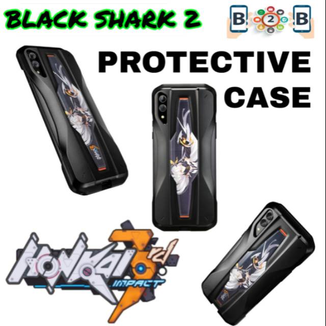 BLACK SHARK 2 SLIDE OUT PROTECTIVE CASE - LOGO HONKAI