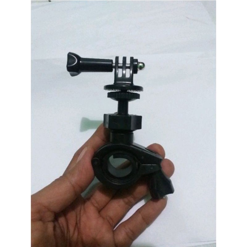 Breket Holder Camera Action GoPro Sepeda Motor Di setang Pcx Adv Byson Dll