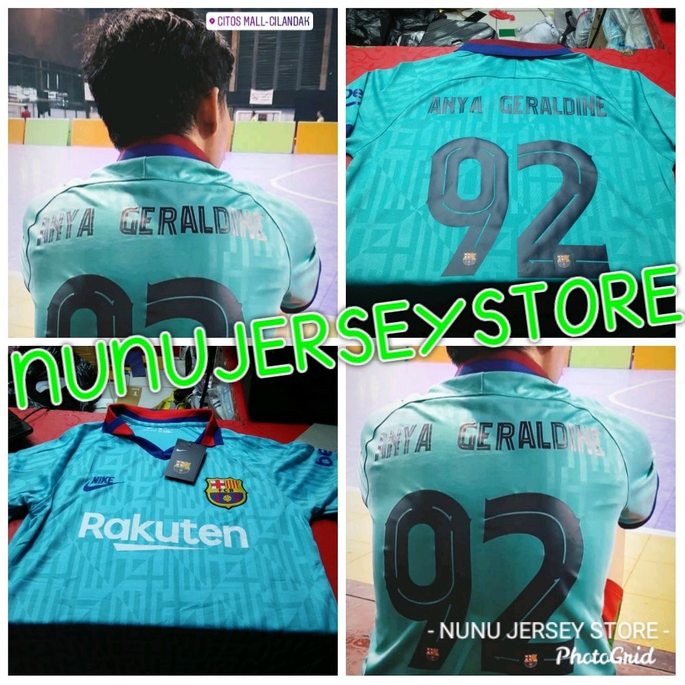 Jual JERSEY BAJU BARCELONA BARCA 3RD THIRD NEW 2019-2020 GRADE ORI PLUS NAMSET CUSTOM Limited