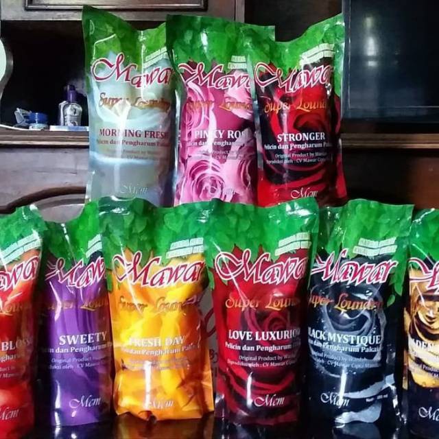 Pewangi Pelicin Pakaian Laundry Mawar MSL Indonesia Original 100%