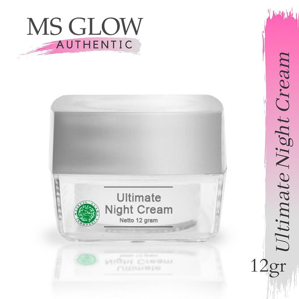 MS Glow Ultimate Night Cream MS Glow Original Cream Malam Ultimate MS Glow