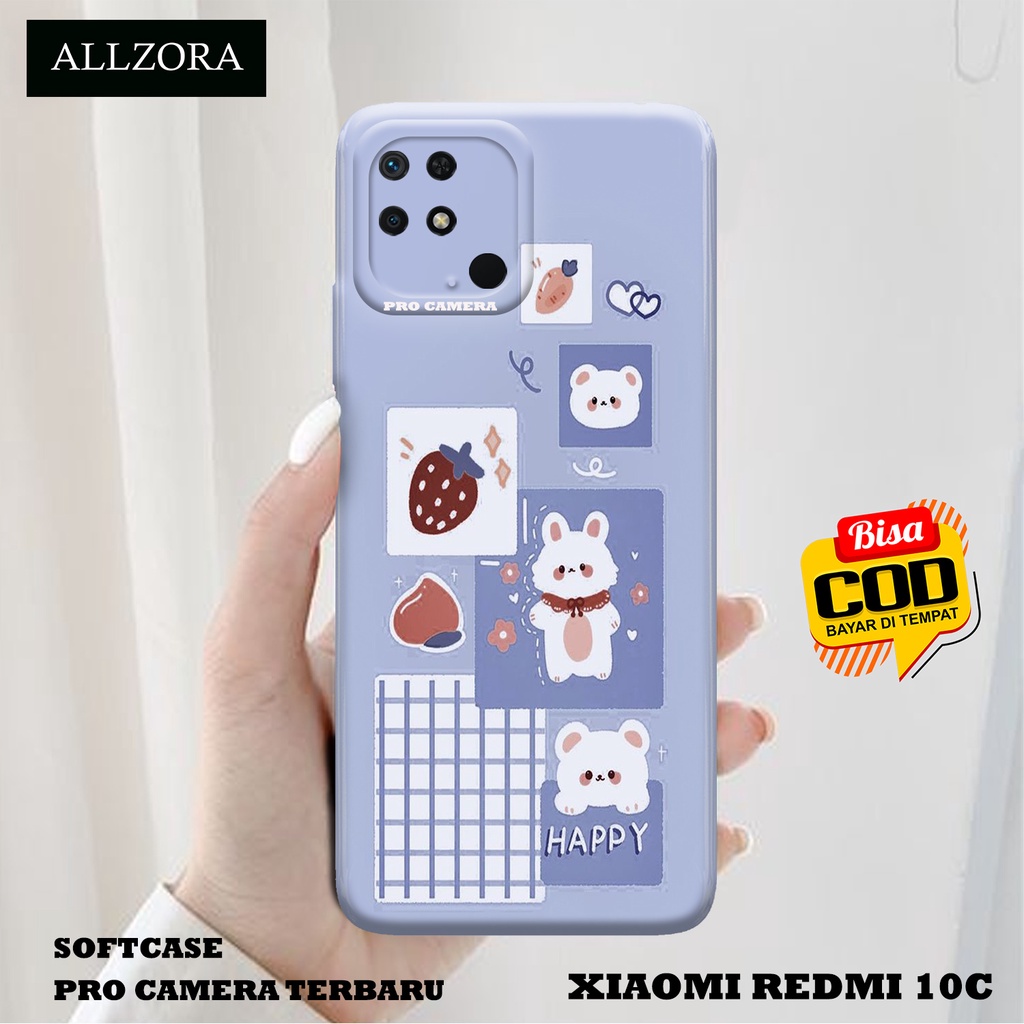 ALLZORA - Case Hp Xiaomi Redmi 10C - Fashion Case Kartun Cute - Softcase Xiaomi Redmi 10C Terbaru - 