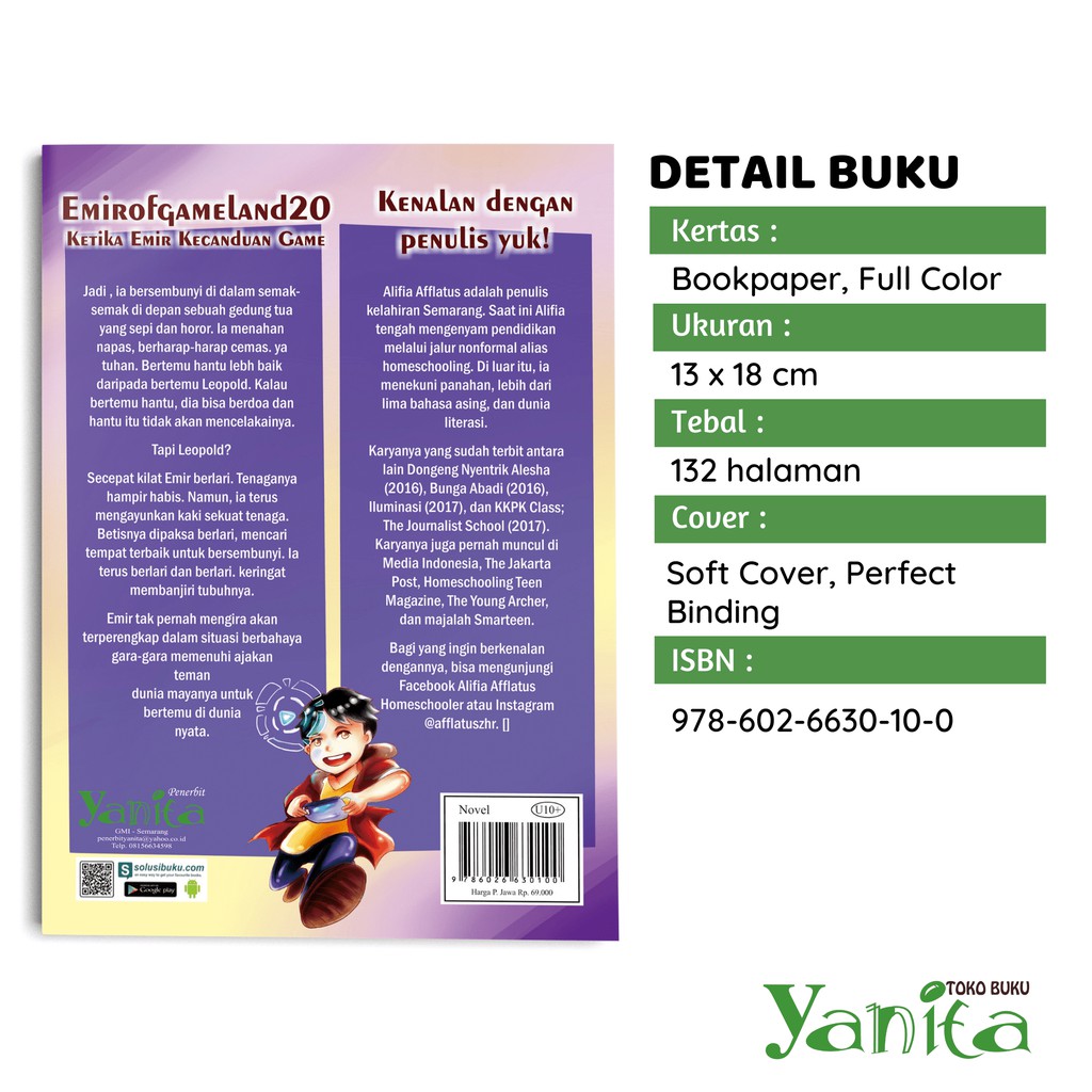 Yanita Buku Cerita Anak Emir Of The Game Land 20 Ketika Emir Kecanduan Game