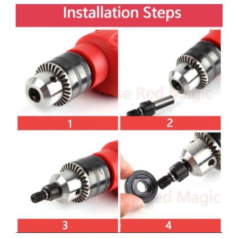 Konverter Mesin Bor Ke Mesin Gerinda Adapter / Adaptor / Converter ADAPTOR BOR KE GERINDA / CONVERTER BOR JADI GERINDA