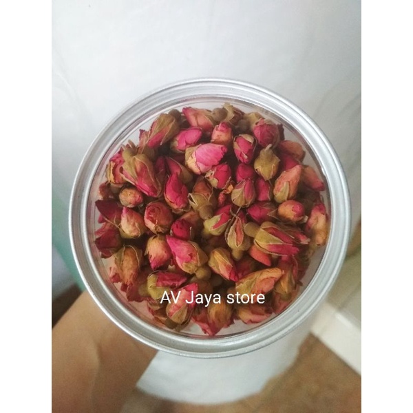 Teh Bunga Mawar Kering 100 gram kuncup mawar Rose buds