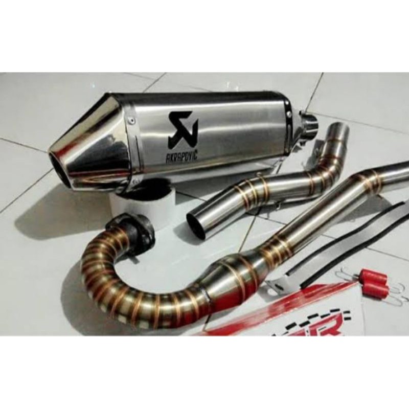 knalpot Akrapovic for,cb150,Vixion,r15