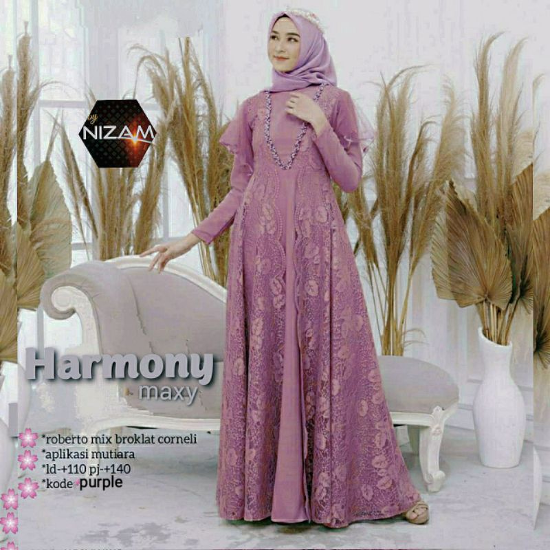 HARMONY MAXY DRESS BROKAT