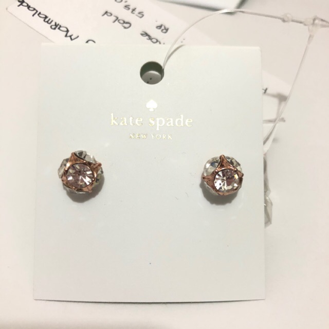 Kate spade marmalade rose gold earrings