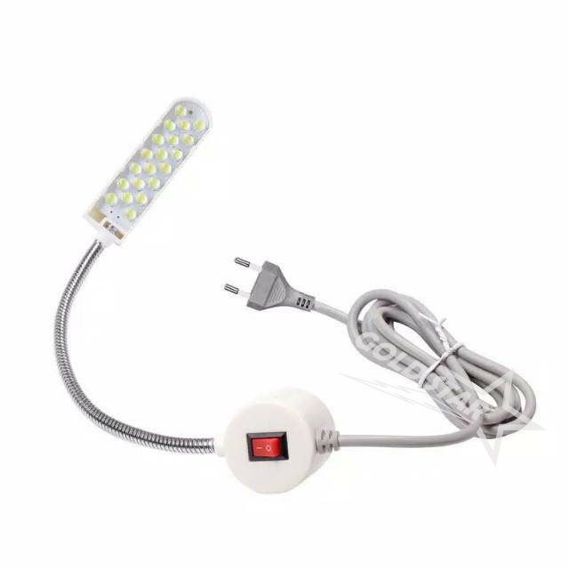 Lampu Mesin Jahit LED 20 Titik Magnet Sewing Machine LED Light (Pakai Colokan)