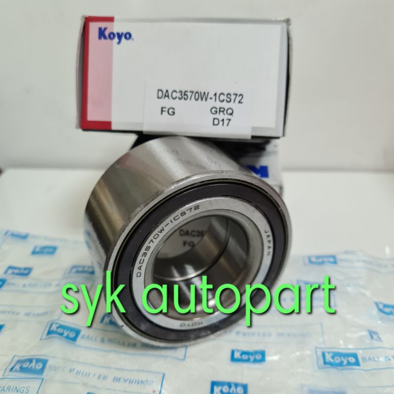 BEARING RODA DEPAN AGYA AYLA SENSOR ABS DAC 3570-W1 KOYO