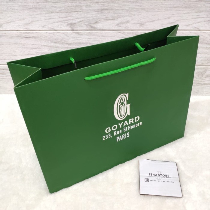 

(TERLARIS) PaperBag GOYARD Medium - Green