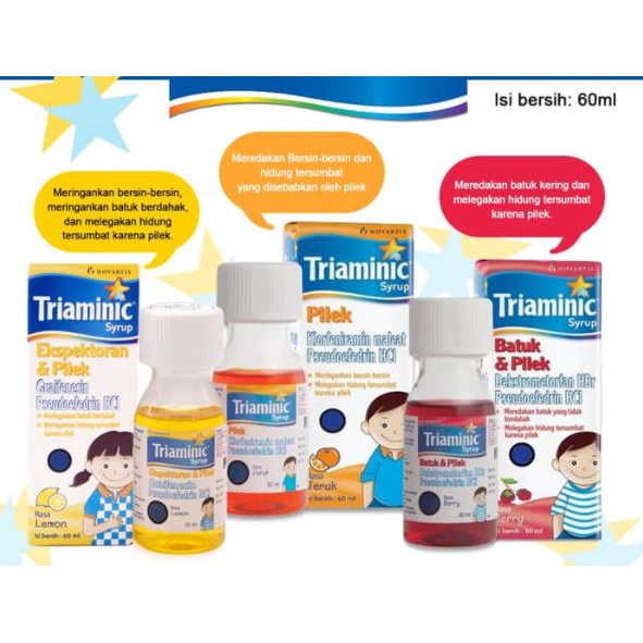 Triaminic Syrup 60 ml Syrup Batuk Pilek Anak ORIGINAL-BPOM