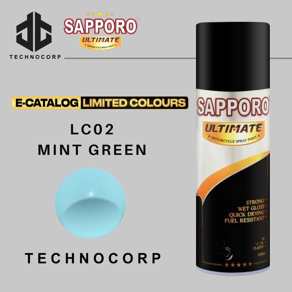 

Cat Semprot SAPPORO ULTIMATE LC02 MINT GREEN / LIMITED EDITION PASTEL