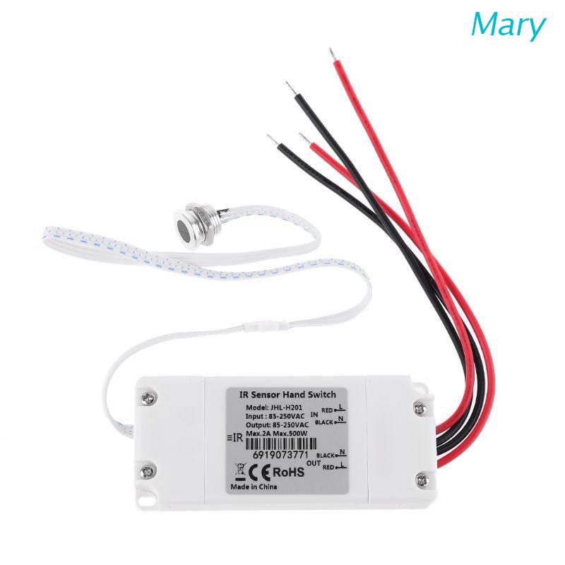 Mary Saklar Lampu Sensor Gerak PIR Max.2A / 500W Tanpa Sentuh