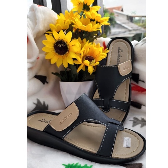 SANDAL WANITA SELOP ORIGINAL LASHEERA SANDAL PEREMPUAN MURAH ELEGANT FM-05