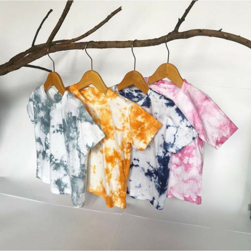 SETELAN ANAK TIE DYE CEWEK COWOK TERMURAH KATUN ADEM NYAMAN