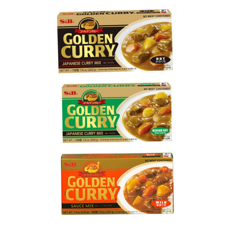

Golden Curry 220g - Mild - Medium-Hot/saus ala Jepang/Import