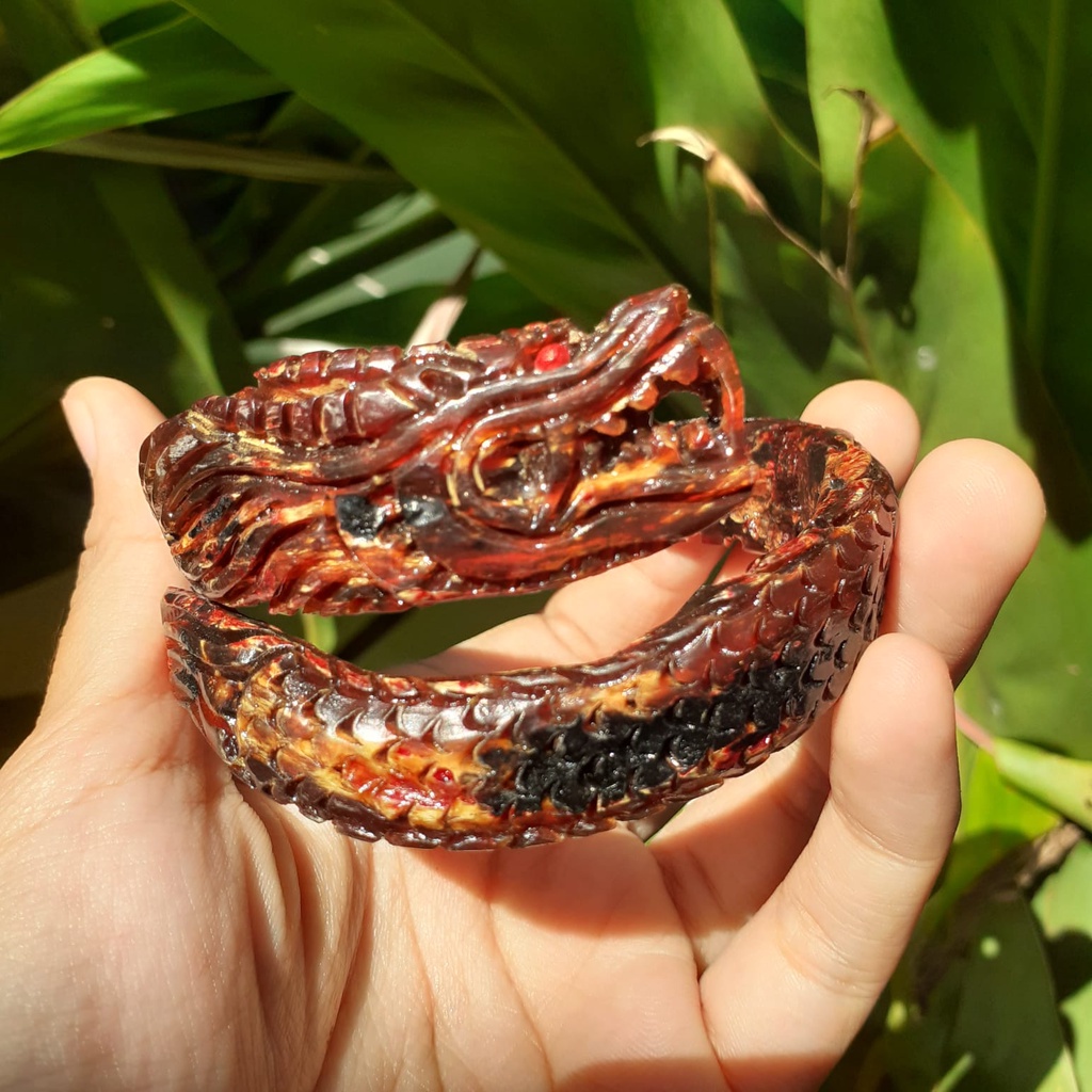 Gelang Bahar Merah Naga/Gelang Bahar Merah/Gelang Naga/Gelang Naga Full Sisik/Gelang/gelang naga/aka