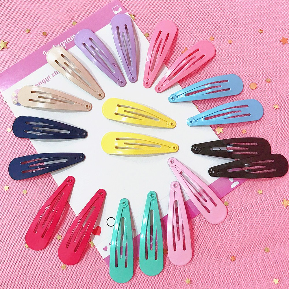 HPSS simple hairpin candy color besi hair pin jepit rambut jepitan klip