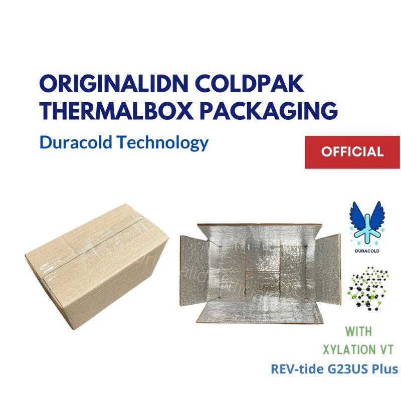 

packing tambahan kardus aluminium foil (coldpak thermalbox) agar paket anda lebih aman